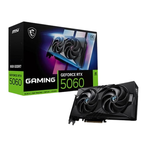 MSI NVIDIA GeForce RTX 5060 8GB GAMING OC Blackwell Graphics Card